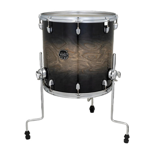 Mapex Saturn VI Floor Tom 16x16 Black Ink Burst - Drum Center Of Portsmouth