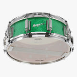 Rogers SuperTen Wood Shell Snare Drum 14x5 Green Sparkle - Drum Center Of Portsmouth