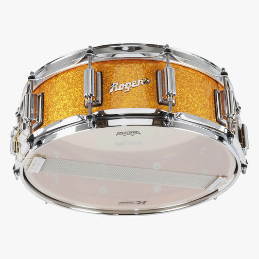 Rogers SuperTen Wood Shell Snare Drum 14x5 Gold Sparkle - Drum Center Of Portsmouth
