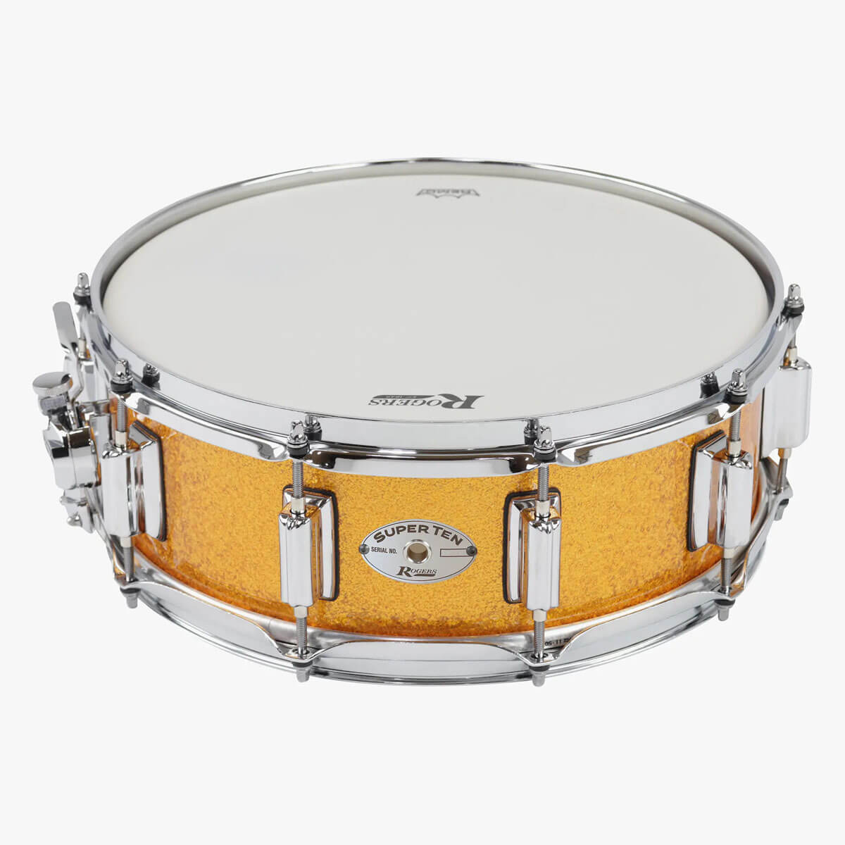 Rogers SuperTen Wood Shell Snare Drum 14x5 Gold Sparkle - Drum Center Of Portsmouth