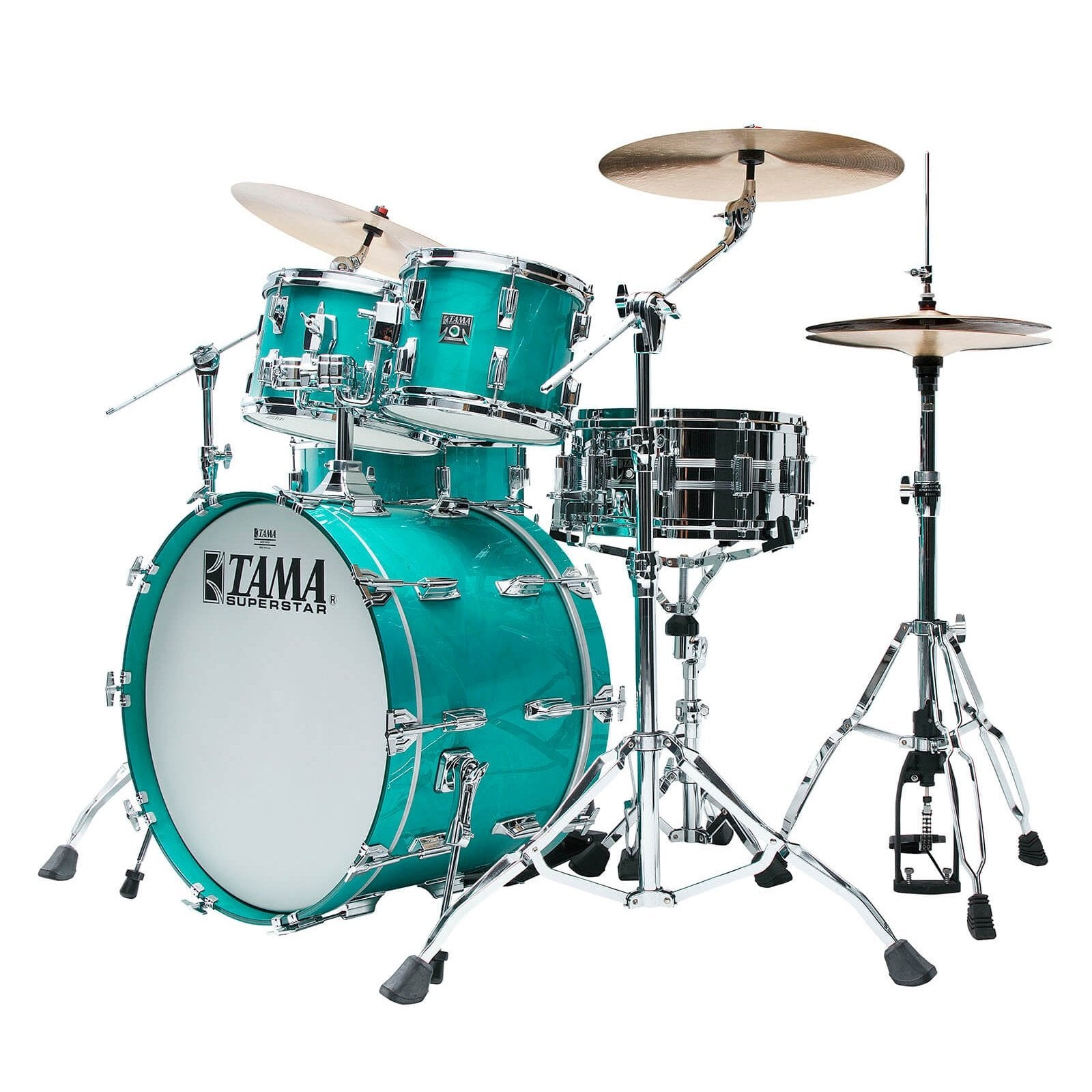 Tama 50th Anniversary Superstar Reissue 4pc Drum Set Aqua Marine - Drum Center Of Portsmouth