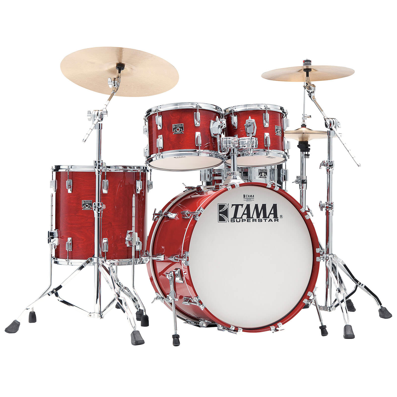 Tama 50th Anniversary Superstar Reissue 4pc Drum Set Cherry Wine - Drum Center Of Portsmouth