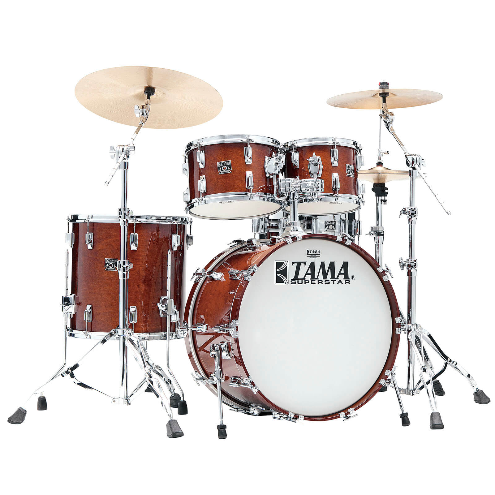 Tama 50th Anniversary Superstar Reissue 4pc Drum Set Super Mahogany B-Stock - Drum Center Of Portsmouth