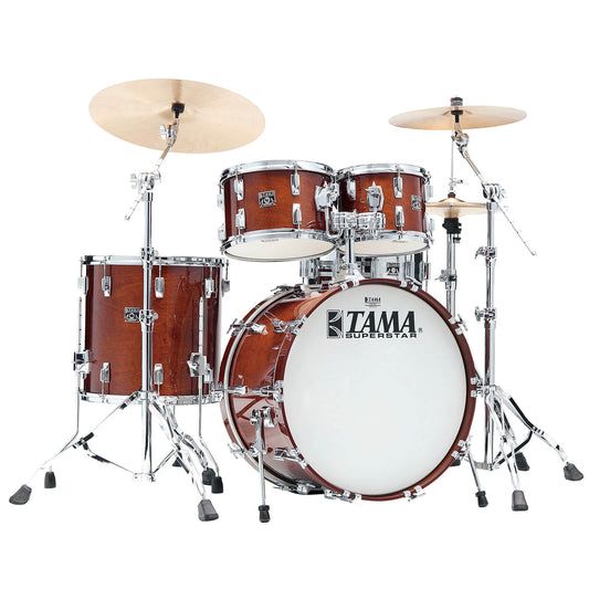 Tama 50th Anniversary Superstar Reissue 4pc Drum Set Super Mahogany B-Stock - Drum Center Of Portsmouth