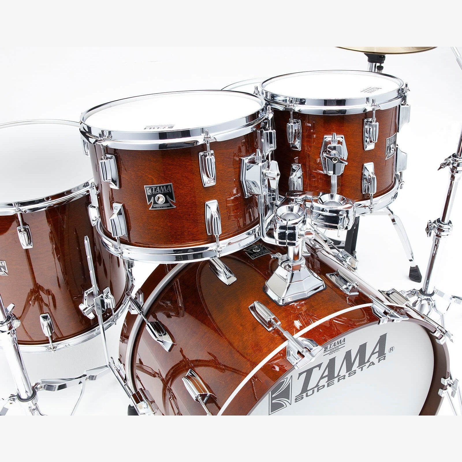 Tama 50th Anniversary Superstar Reissue 4pc Drum Set Super Mahogany DCP tama-50th-anniversary-superstar-reissue-4pc-drum-set-super-mahogany-dcp