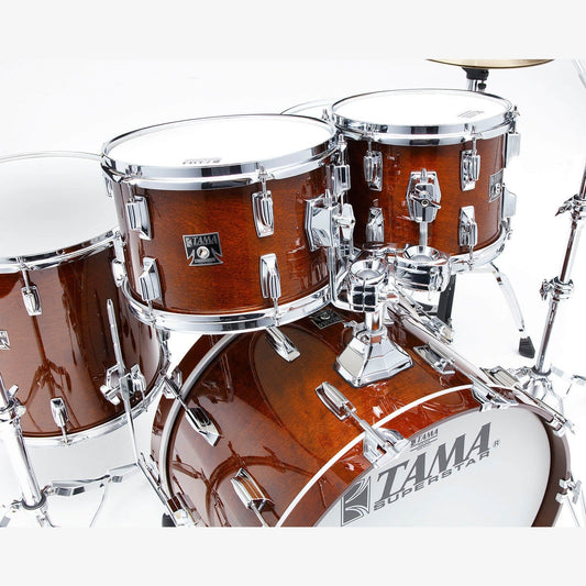 Tama 50th Anniversary Superstar Reissue 4pc Drum Set Super Mahogany B-Stock - Drum Center Of Portsmouth