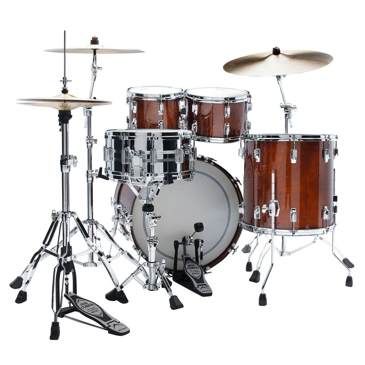 EMBARGOED UNTIL JAN 10 - Tama 50th Anniversary Superstar Reissue 4pc Drum Set Super Mahogany - Drum Center Of Portsmouth