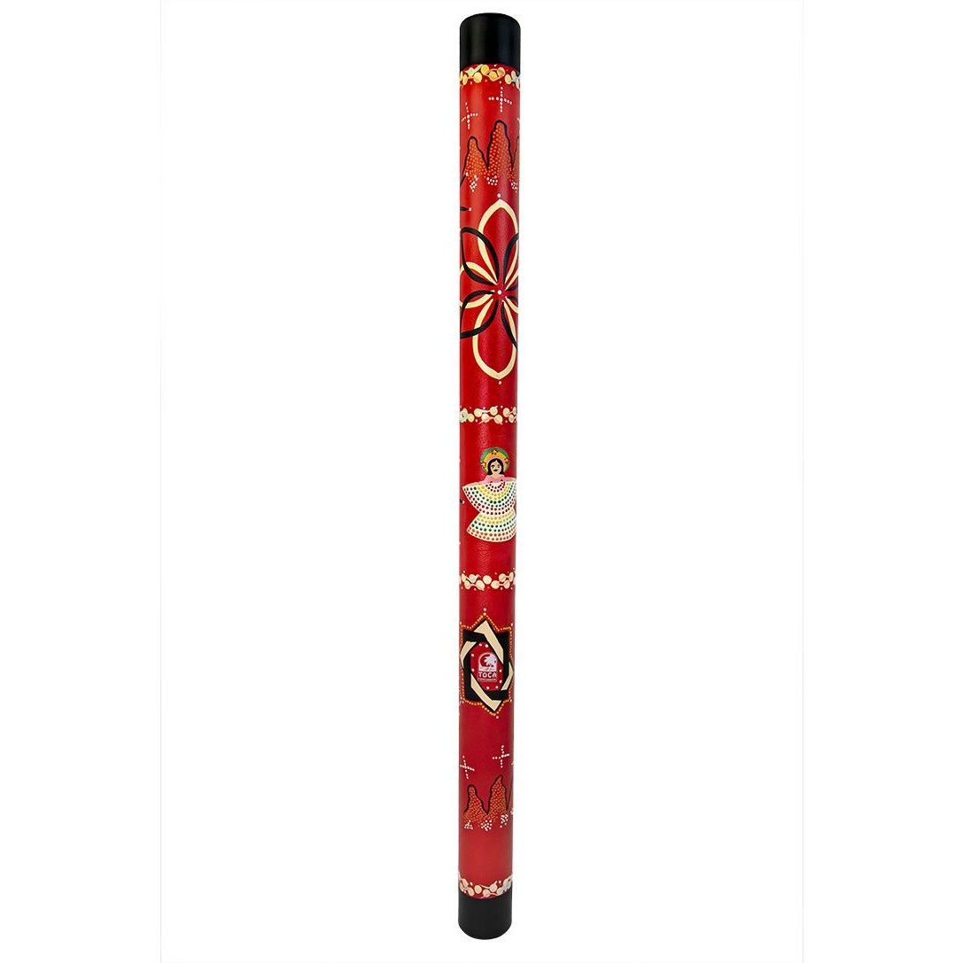 Toca Everpour Rainstick 48" Red Cueca - Drum Center Of Portsmouth