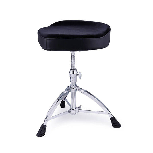 Mapex T685 Drum Throne w/Saddle Style Black Cloth Top & Threaded Spindle