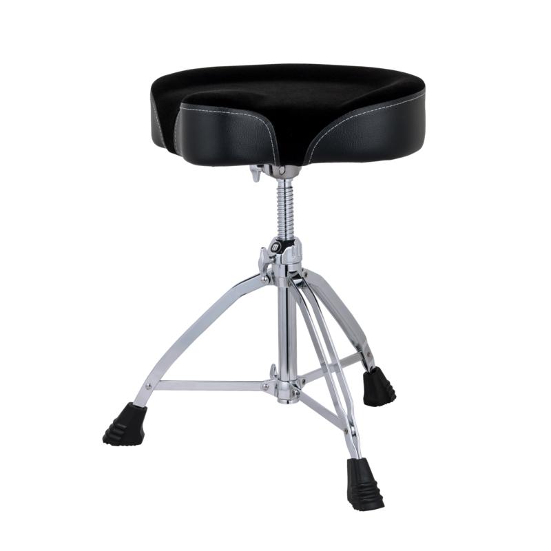 Mapex Throne Double Braced 3-Leg Black Cloth Saddle Top - Drum Center Of Portsmouth
