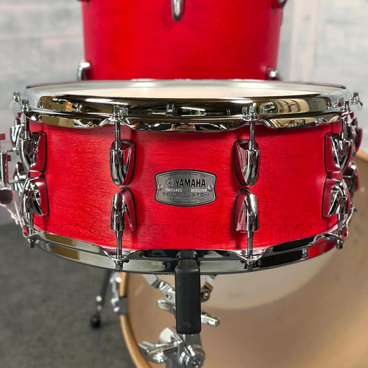 Yamaha Tour Custom Maple 4pc Drum Set 22/13/16/14 Candy Apple Satin - Drum Center Of Portsmouth