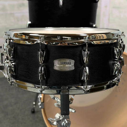 Yamaha Tour Custom Maple 4pc Drum Set 22/13/16/14 Licorice Satin - Drum Center Of Portsmouth