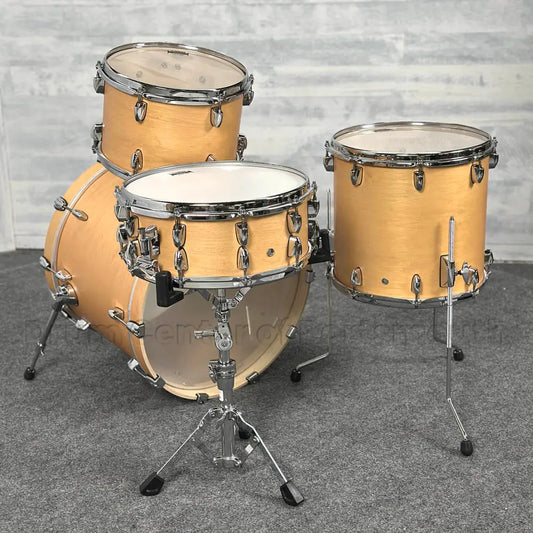 Yamaha Tour Custom Maple 4pc Drum Set 20/12/14/14 Butterscotch Satin - Drum Center Of Portsmouth