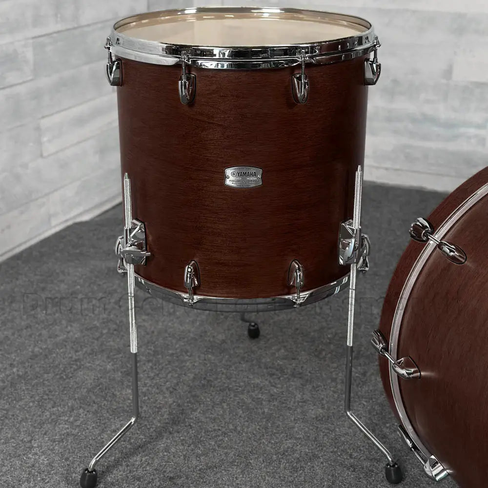 Yamaha Tour Custom Maple 4pc Drum Set 22/13/16/14 Chocolate Satin - Drum Center Of Portsmouth