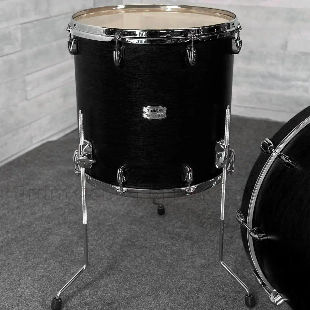 Yamaha Tour Custom Maple 4pc Drum Set 22/13/16/14 Licorice Satin - Drum Center Of Portsmouth