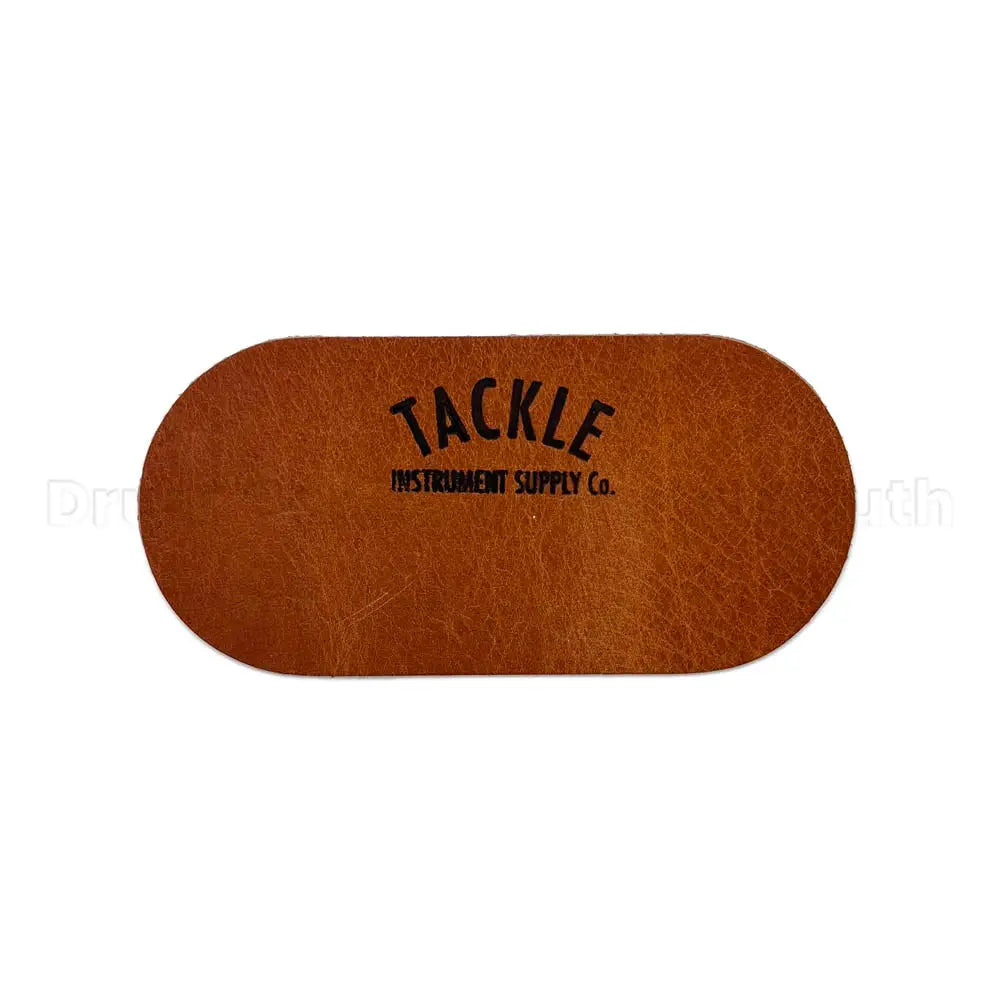 Tackle Instrument Supply Leather Double Kick Pad, Saddle Tan - Drum Center Of Portsmouth