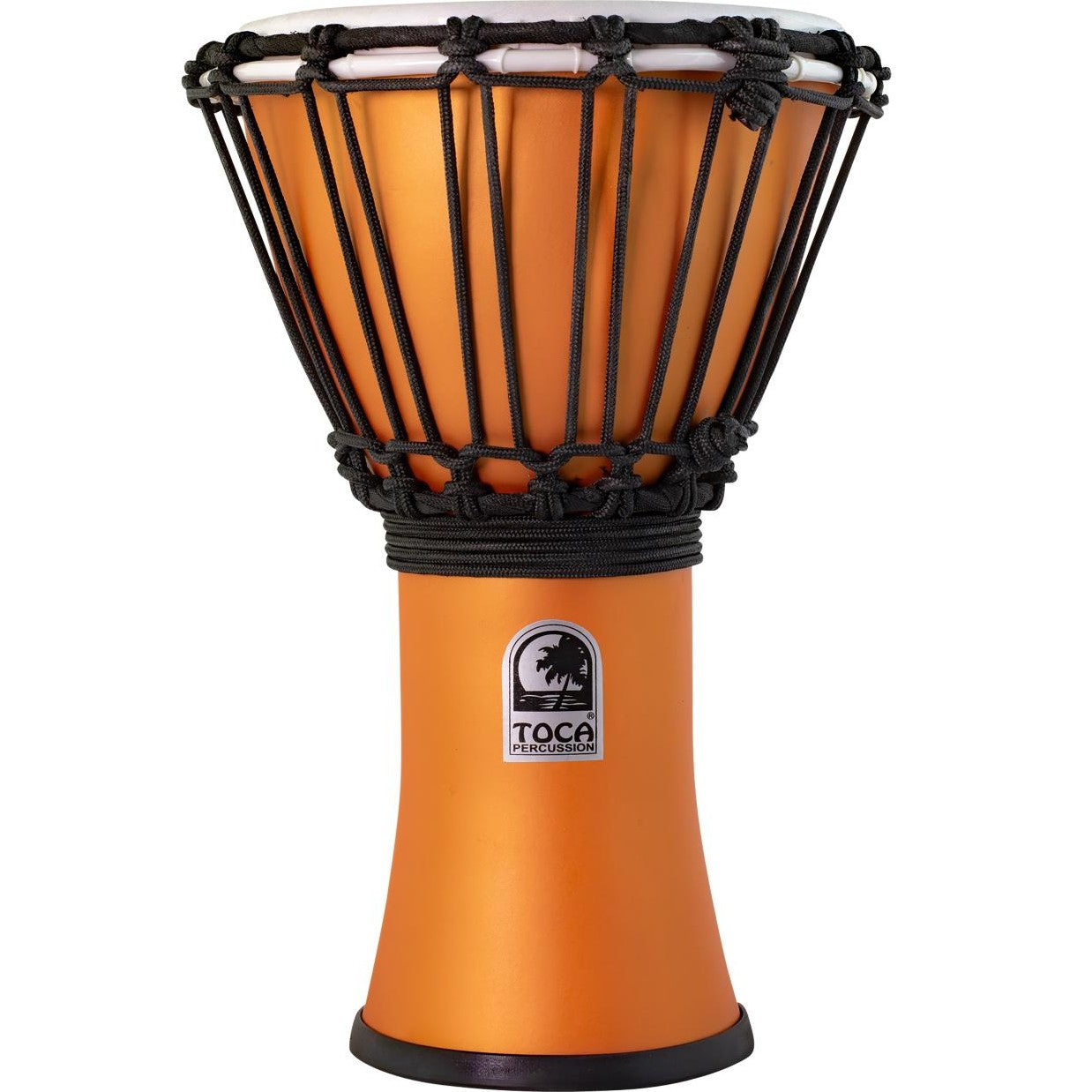 Toca Freestyle ColorSound Djembe 7" Matte Orange Crush - Drum Center Of Portsmouth