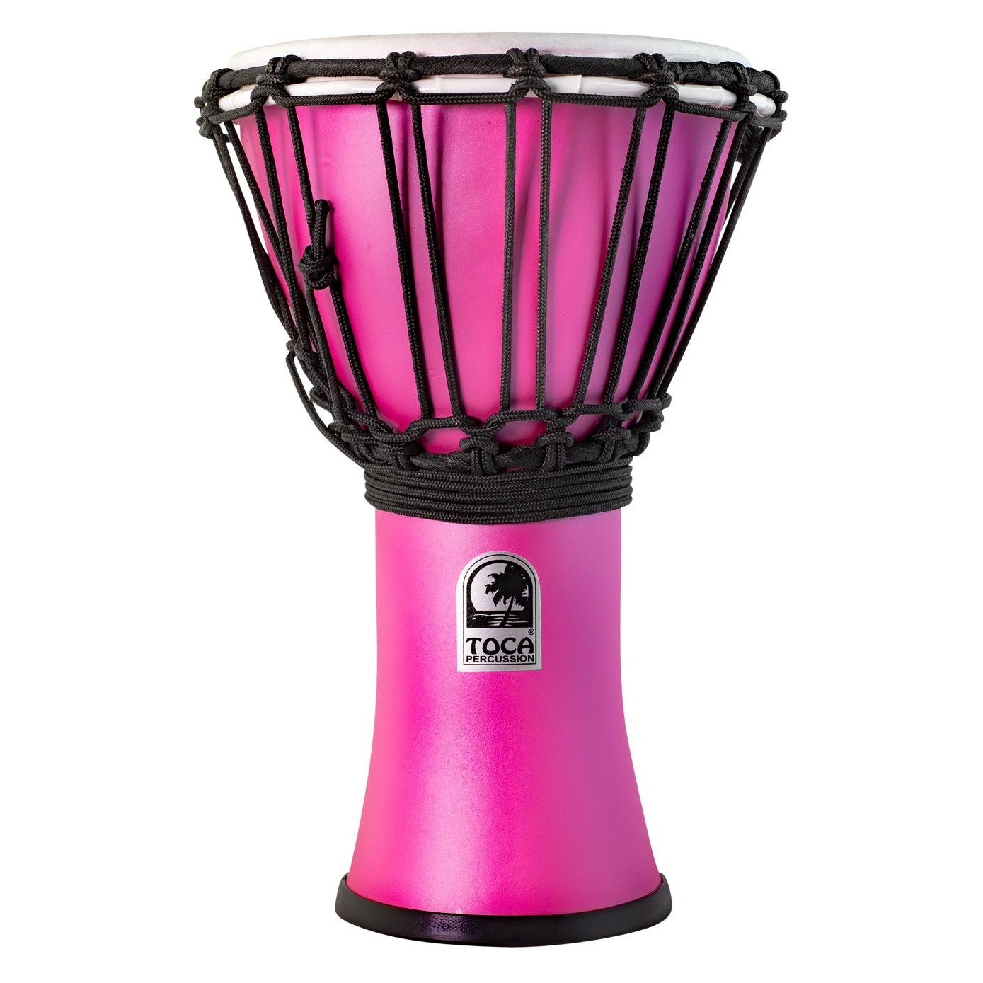 Toca Freestyle ColorSound Djembe 7" Matte Pink Haze - Drum Center Of Portsmouth