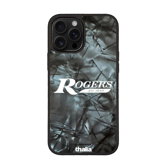 Thalia Rogers Logo Case for iPhone 16 Pro | Horizontal Logo, Black Diamond