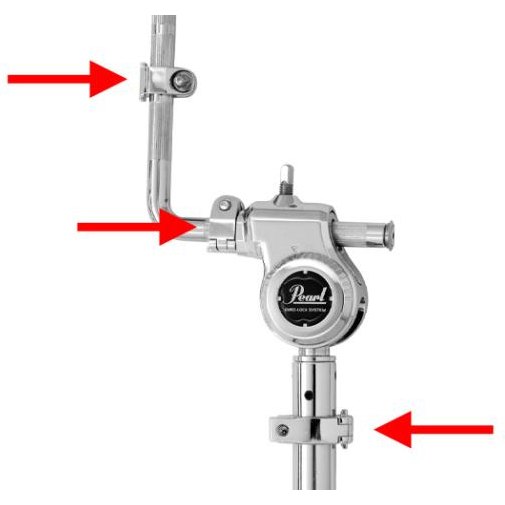 Pearl THL1030 Gyrolock-L Tom Arm w/12mm L-Rod, Standard Length - Drum Center Of Portsmouth
