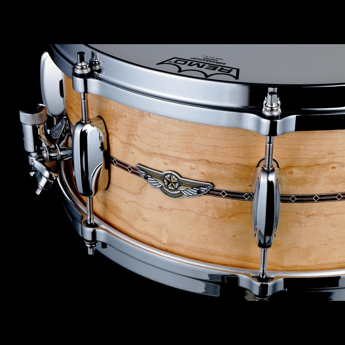 Tama Star Solid Maple Snare Drum 14x6 Oiled Natural Birdseye Maple - Drum Center Of Portsmouth