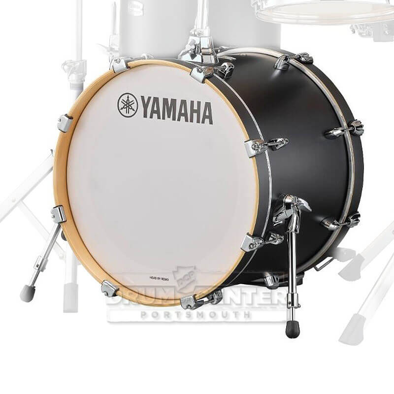 Yamaha Tour Custom Maple Bass Drum 18x14 Licorice Satin - Drum Center Of Portsmouth