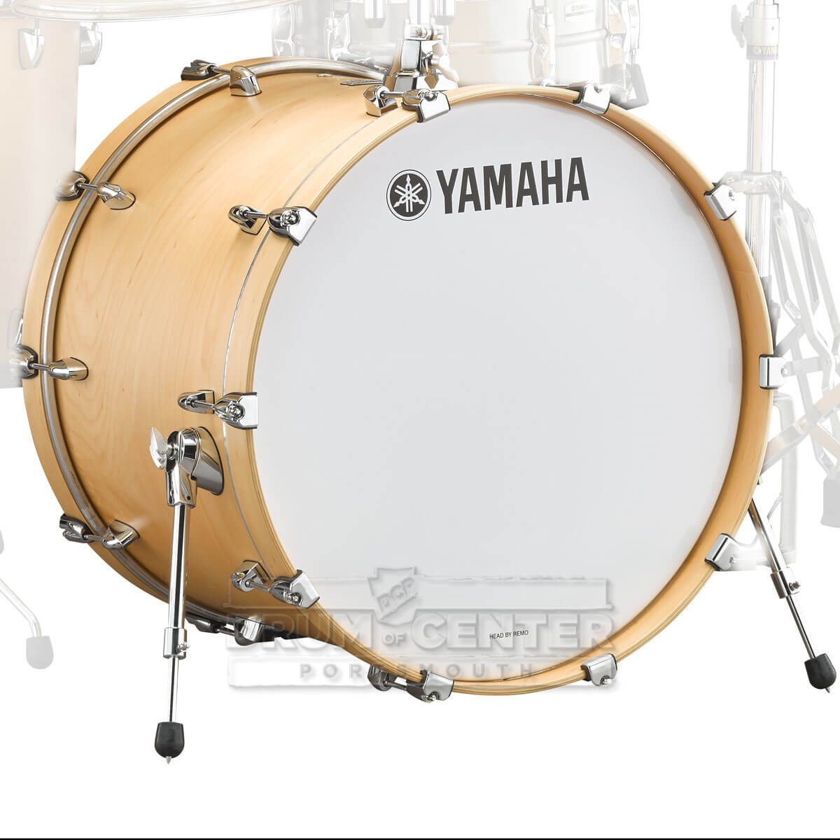 Yamaha Tour Custom Maple Bass Drum 20x15 Butterscotch Satin - Drum Center Of Portsmouth