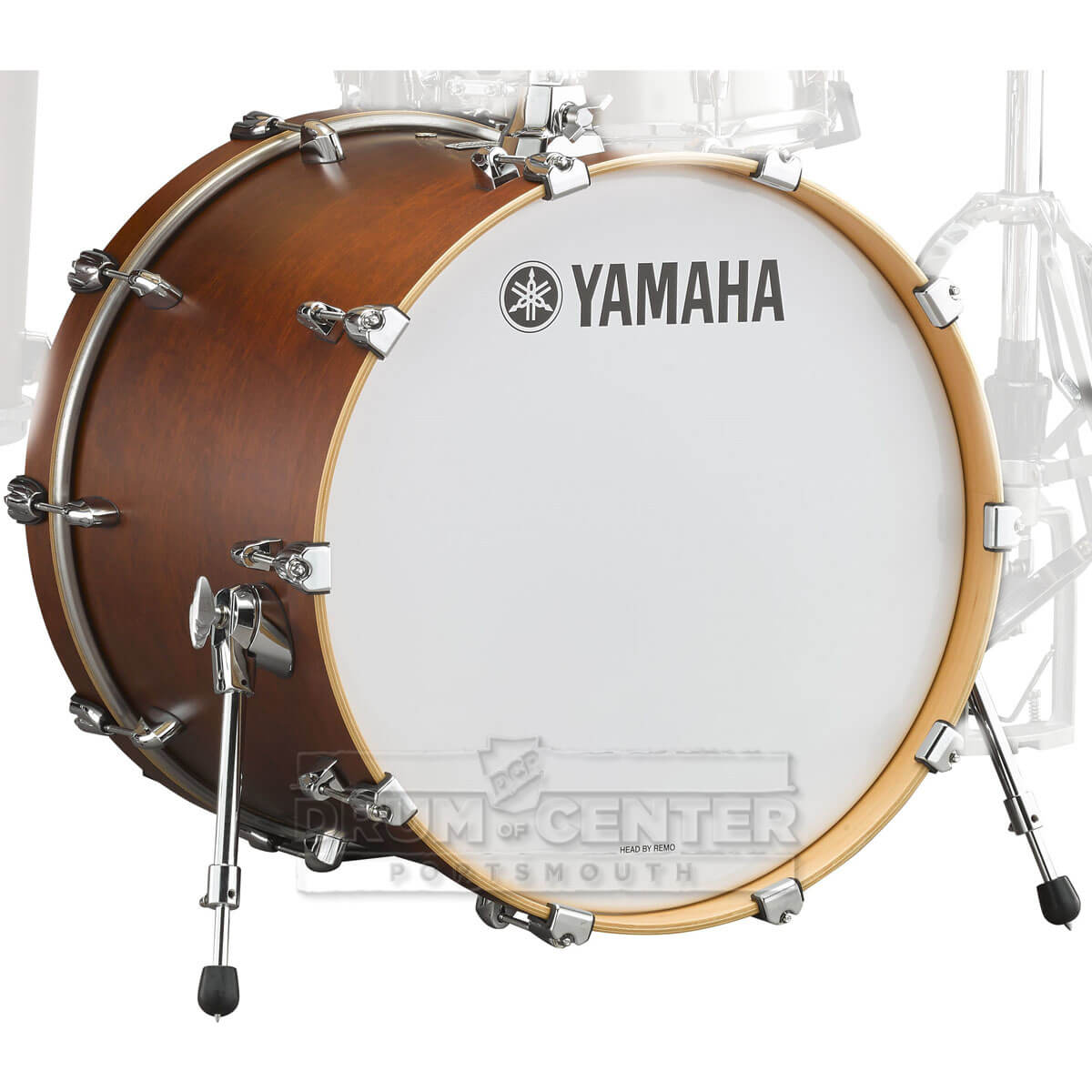 Yamaha Tour Custom Maple Bass Drum 22x16 Chocolate Satin - Drum Center Of Portsmouth