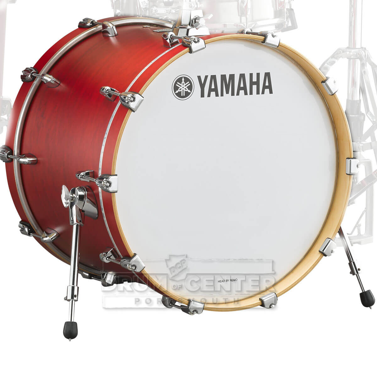 Yamaha Tour Custom Maple Bass Drum 20x15 Candy Apple Satin - Drum Center Of Portsmouth