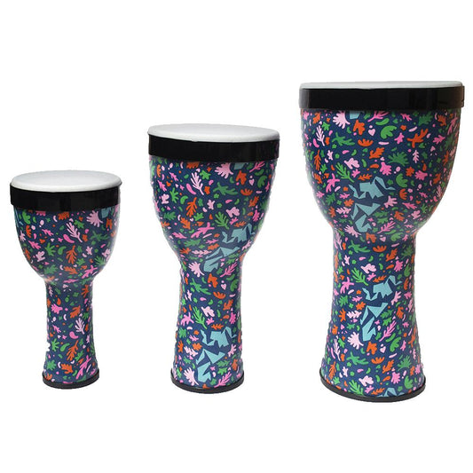 Toca Sympatico Djembe 3pack w/Pretuned Heads Autumn Days - Drum Center Of Portsmouth