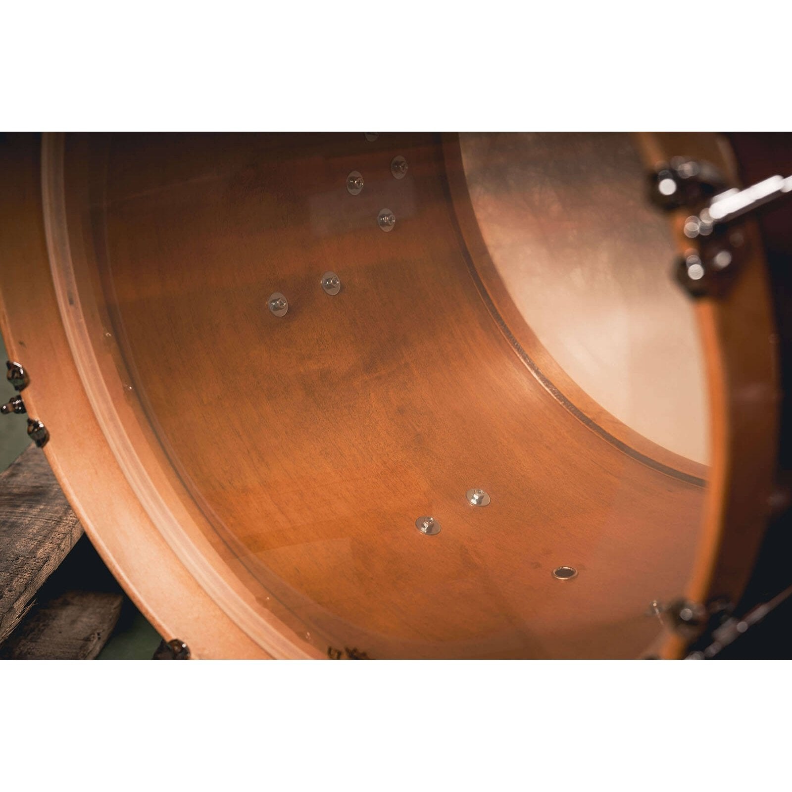 Rogers Tower Wood Hoop 3pc Drum Set Satin Red Mahogany - Drum Center Of Portsmouth