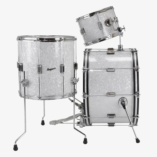 Rogers Tower 3pc Drum Set White Marine Pearl - Drum Center Of Portsmouth