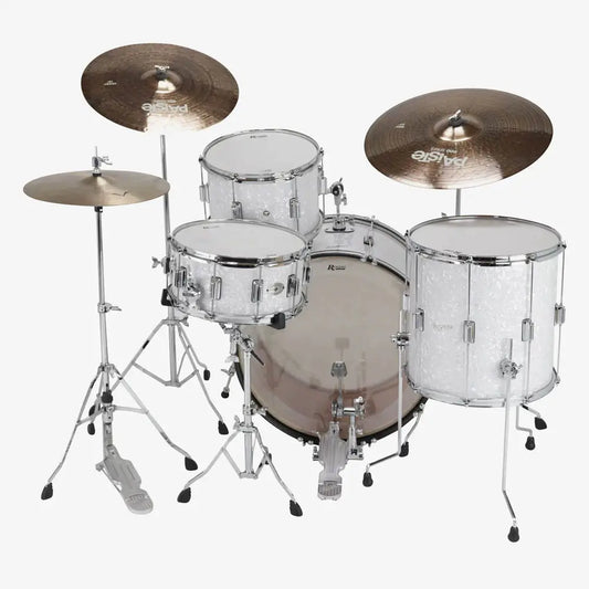 Rogers Tower 3pc Drum Set White Marine Pearl - Drum Center Of Portsmouth