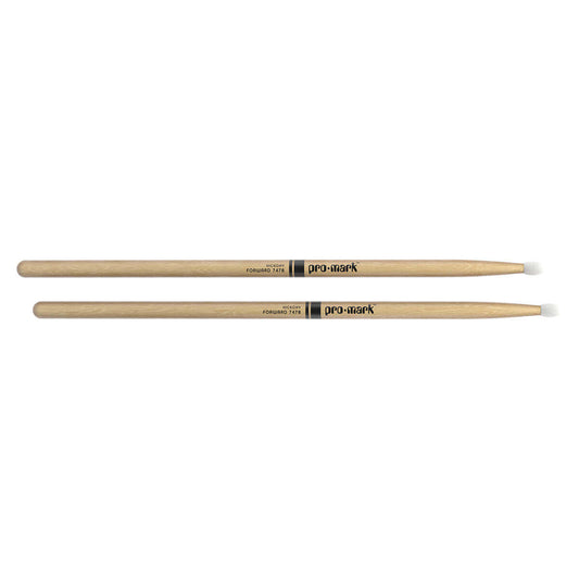 Promark Hickory 747B Super Rock Nylon Tip Drumstick