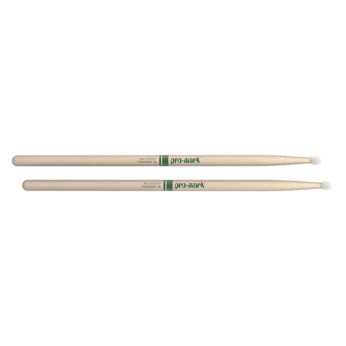Promark Hickory 2B The Natural Nylon Tip Drumstick
