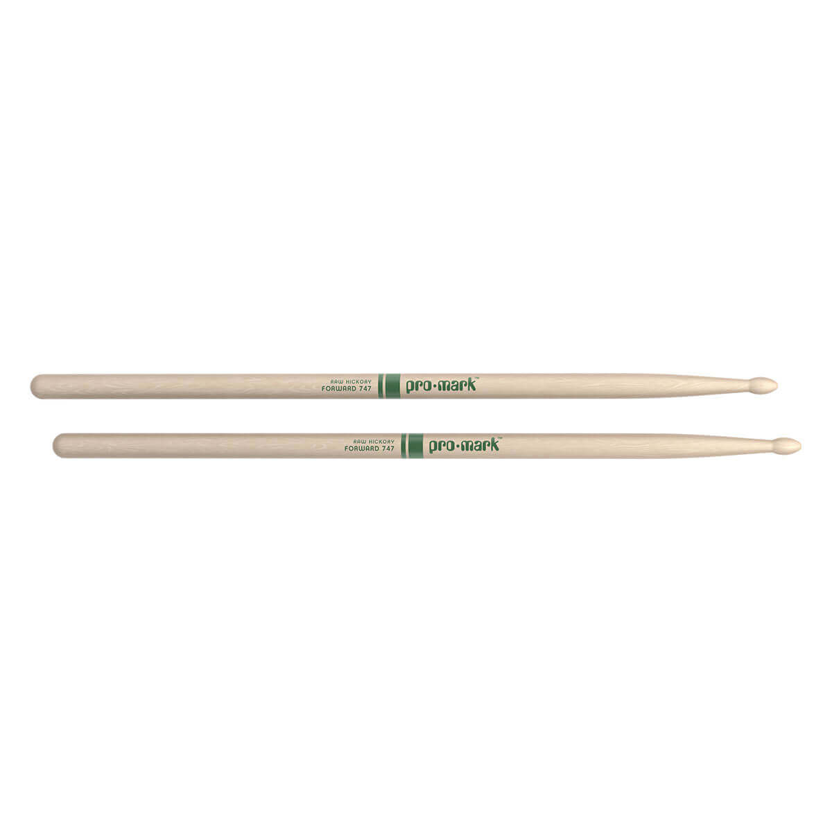 Promark Hickory 747 The Natural Wood Tip Drumstick