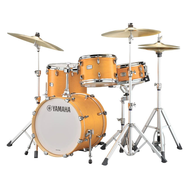 Yamaha Tour Custom Maple 3pc Drum Set Caramel Satin - Drum Center Of Portsmouth