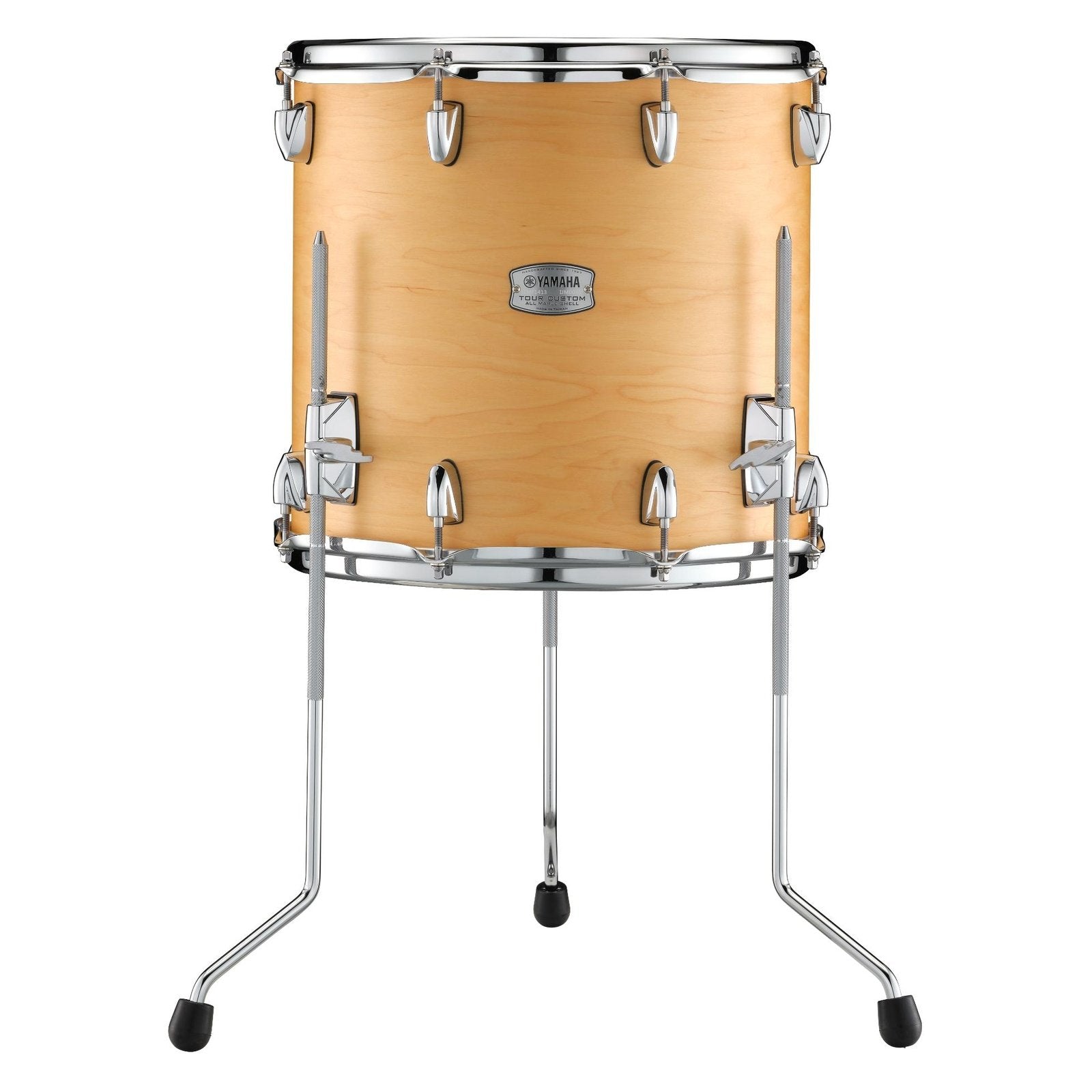 Yamaha Tour Custom Maple Floor Tom 14x13 Butterscotch Satin - Drum Center Of Portsmouth