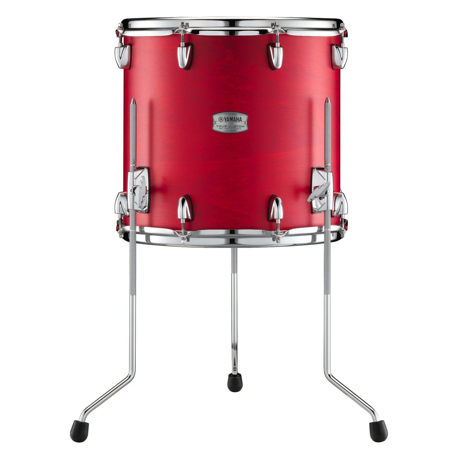 Yamaha Tour Custom Maple Floor Tom 16x15 Candy Apple Satin - Drum Center Of Portsmouth