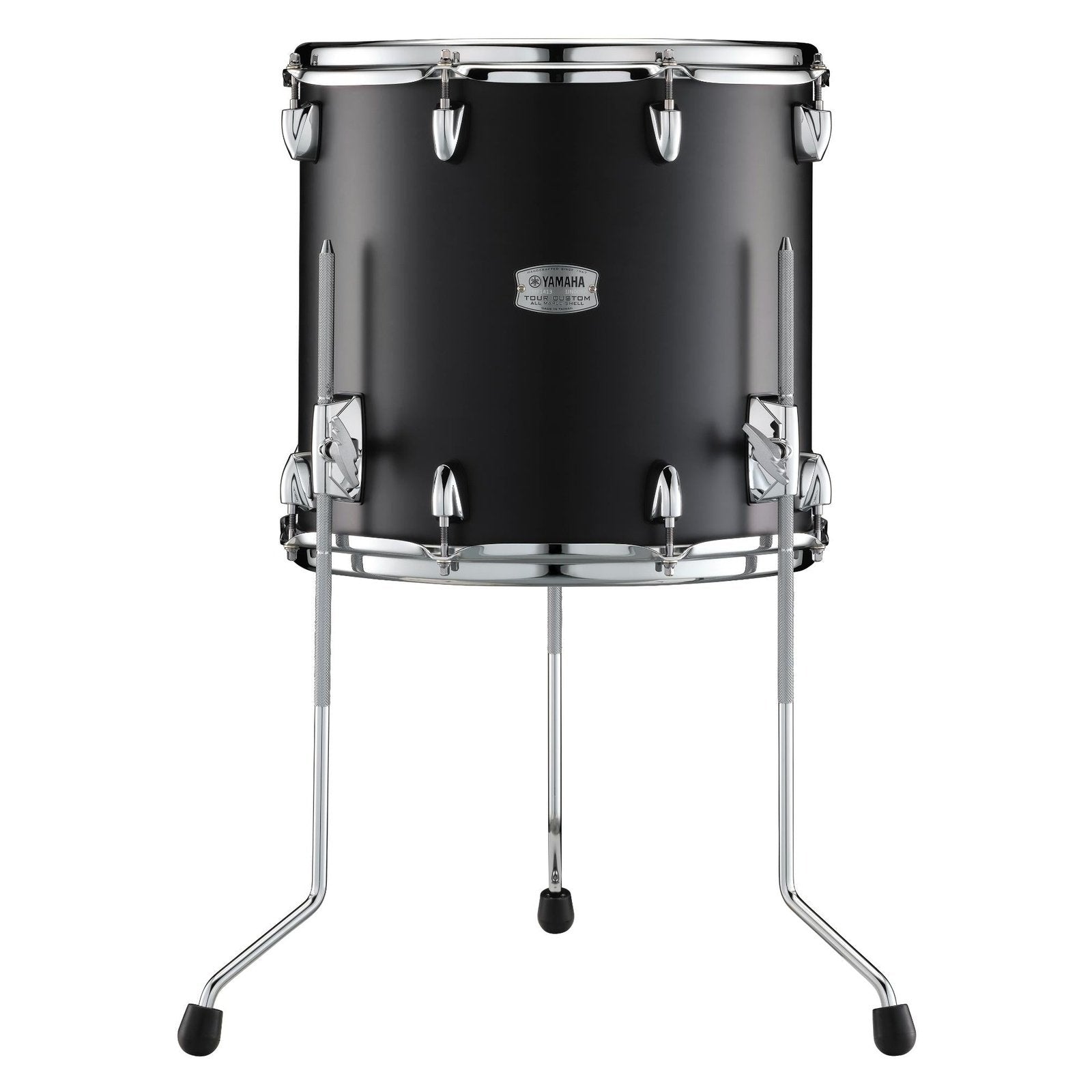 Yamaha Tour Custom Maple Floor Tom 14x13 Licorice Satin - Drum Center Of Portsmouth