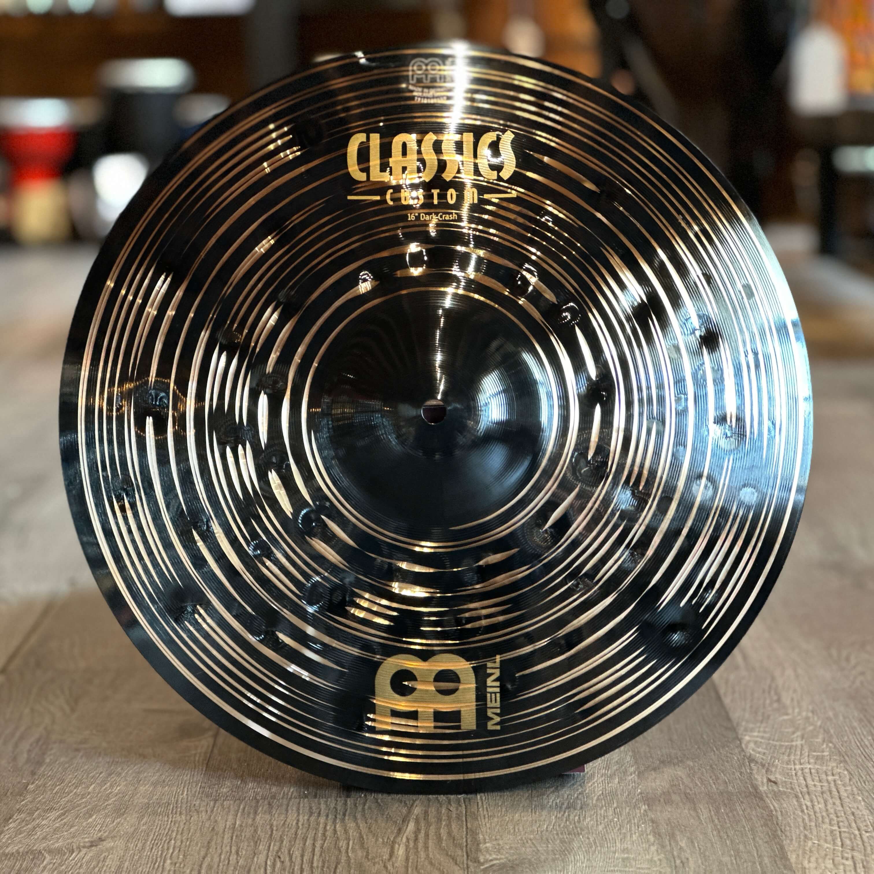 Used Meinl Classics Custom Dark Crash Cymbal 16" - Excellent - Drum Center Of Portsmouth