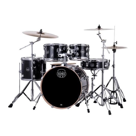 Mapex Venus 5pc Complete Drum Set w/20BD Black Galaxy Sparkle