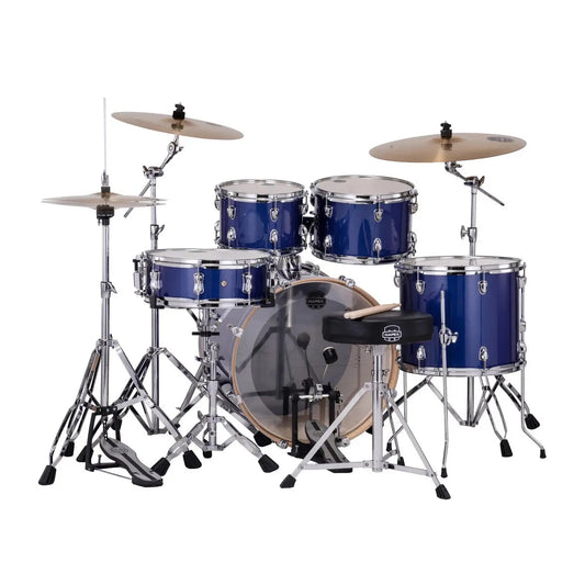 Mapex Venus 5pc Complete Drum Set w/20BD Blue Sky Sparkle