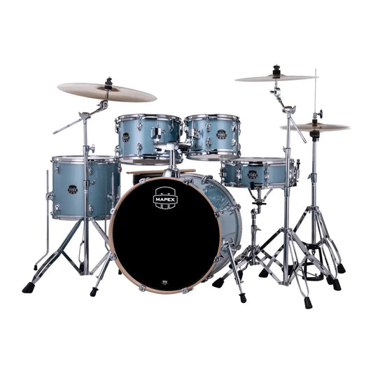 Mapex Venus 5pc Complete Drum Set w/20BD Aqua Blue Sparkle