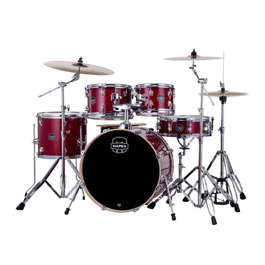 Mapex Venus 5pc Complete Drum Set w/20BD Crimson Red Sparkle
