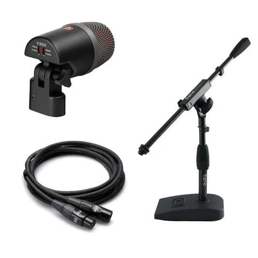 sE Electronics V KICK Bass Drum Mic/Stand/Cable Standard Bundle #2 - Drum Center Of Portsmouth