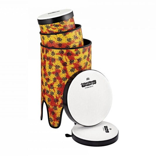 Meinl VivaRhythm Boom Series Set Pre-tuned Synthetic Head Pop Off Bass Drum Set Sunshine Finish - Drum Center Of Portsmouth