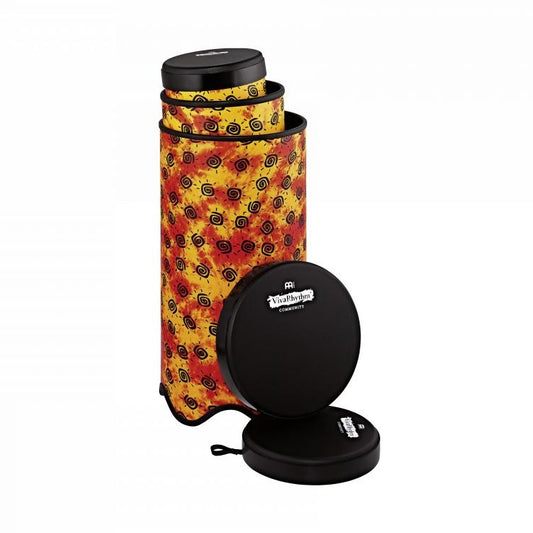 Meinl VivaRhythm Soft Sound Series Set Pre-tuned Napa Head Pop Off Conga Set Sunshine Finish - Drum Center Of Portsmouth