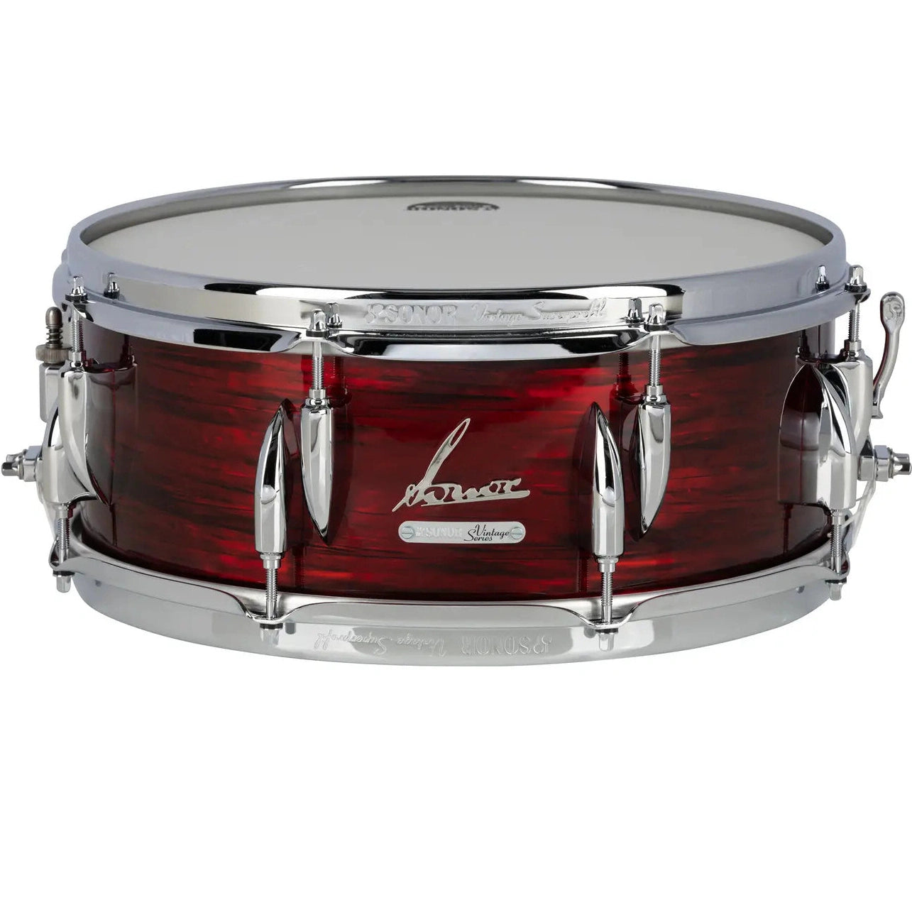 Sonor Vintage Snare Drum Vintage Red Oyster 14x5.75 - Drum Center Of Portsmouth