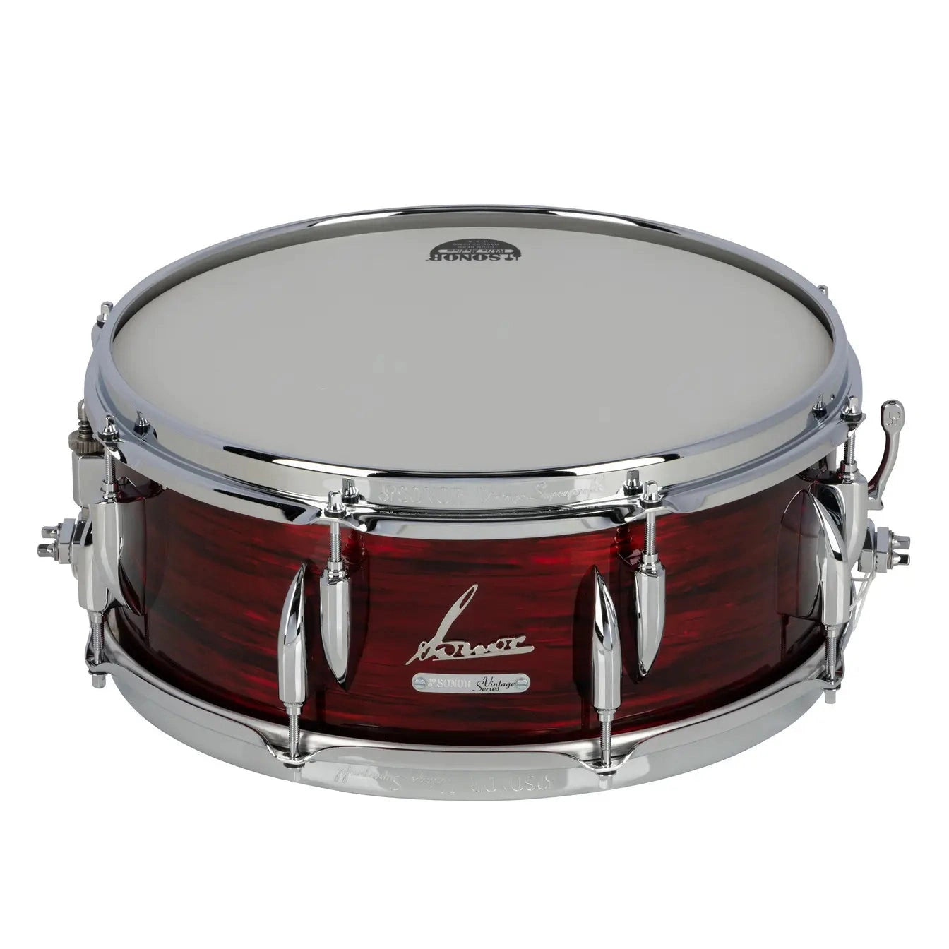Sonor Vintage Snare Drum Vintage Red Oyster 14x5.75 - Drum Center Of Portsmouth